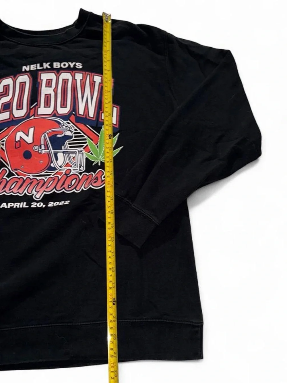 Nelk Boys 420 Bowl Champions Black Crewneck Sweatshirt